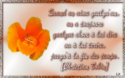 toujor quelq chos &agrave; lwi dire o b1 ecrir